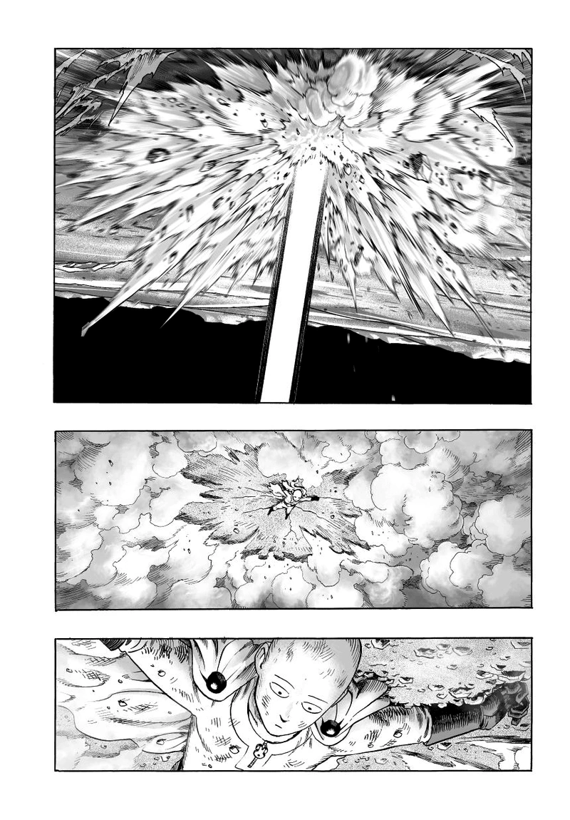 One Punch Man Manga Chapter 36 page 14 - The Power of Boros scene