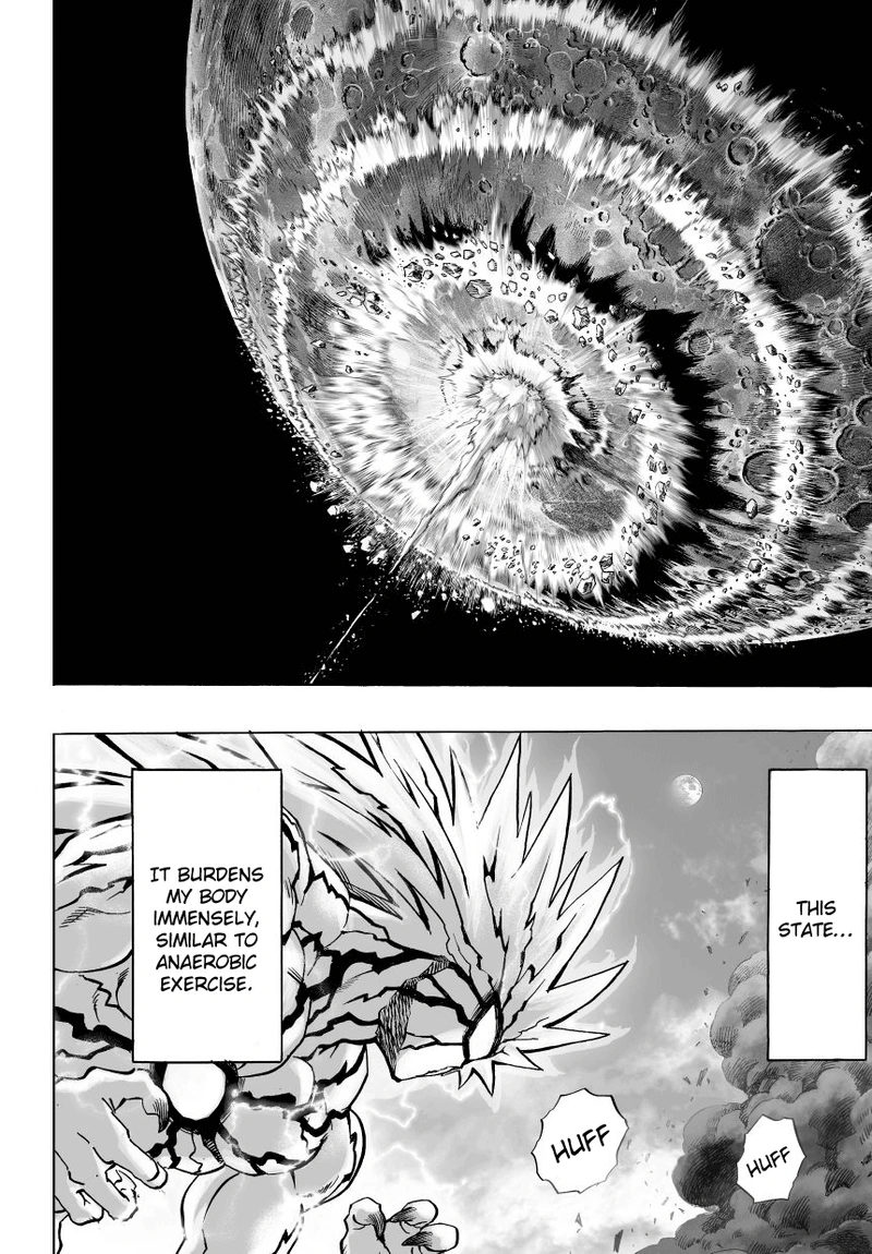 One Punch Man Manga Chapter 36 page 18 - The Power of Boros scene