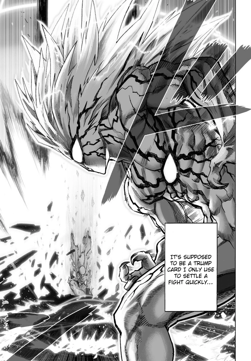 One Punch Man Manga Chapter 36 page 19 - The Power of Boros scene