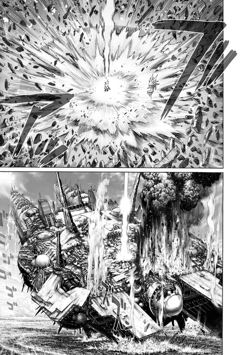 One Punch Man Manga Chapter 36 page 20 - The Power of Boros scene