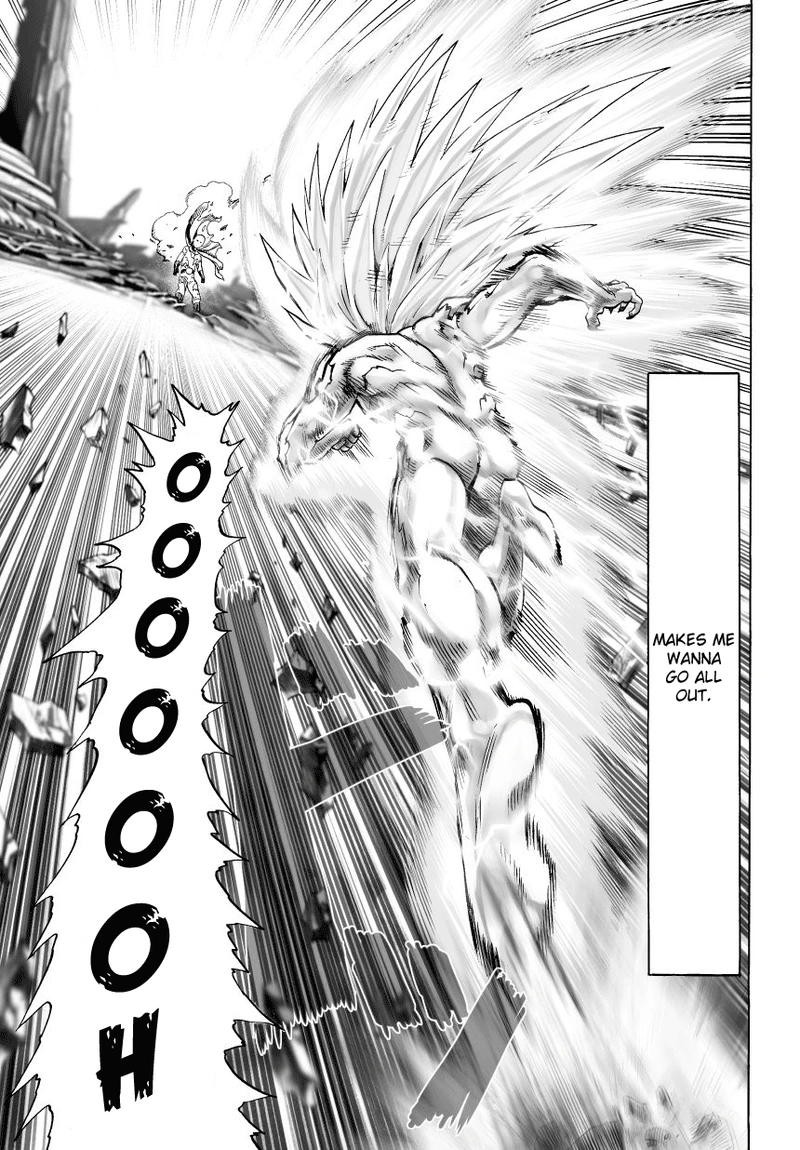 One Punch Man Manga Chapter 36 page 23 - The Power of Boros scene