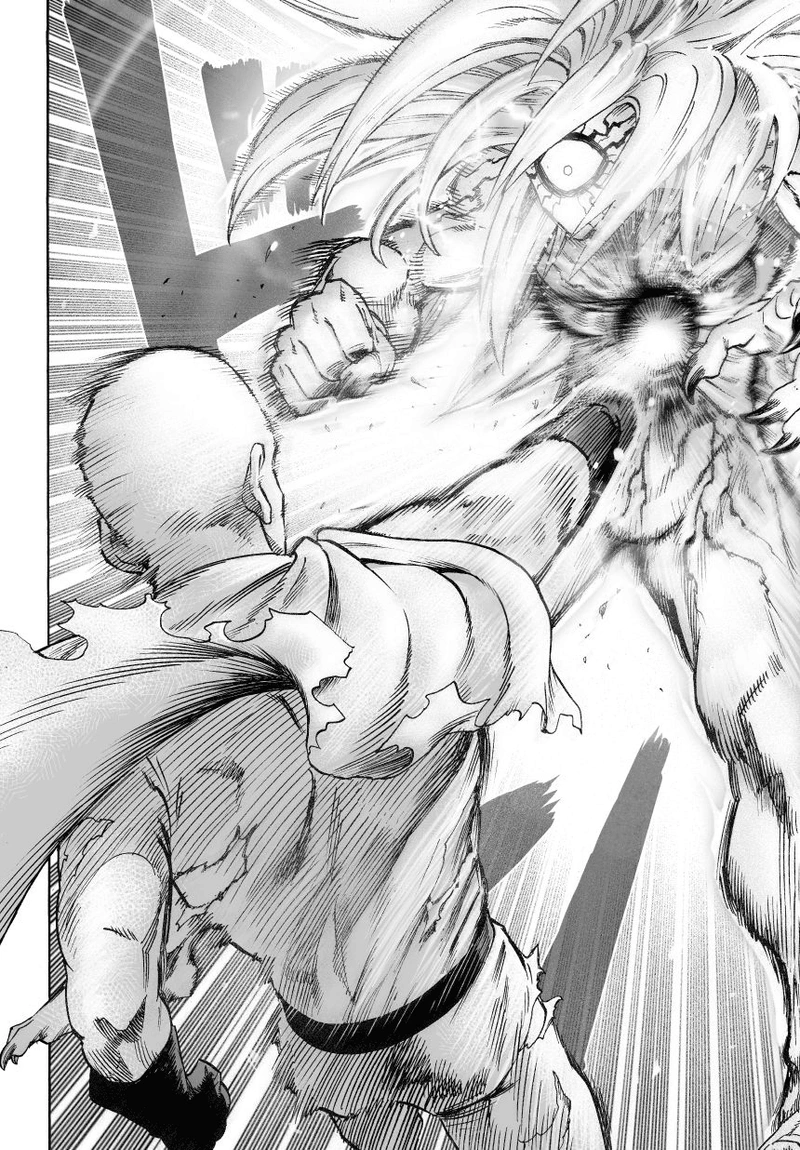 One Punch Man Manga Chapter 36 page 25 - The Power of Boros scene
