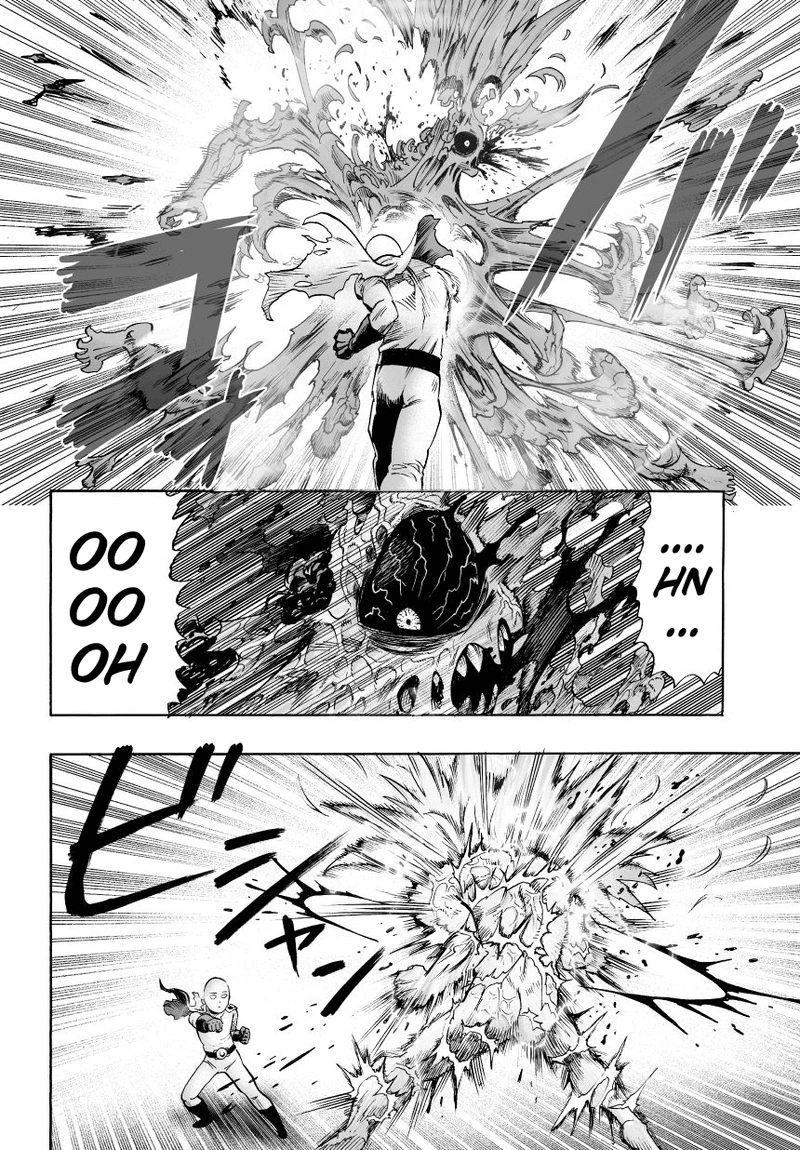 One Punch Man Manga Chapter 36 page 28 - The Power of Boros scene