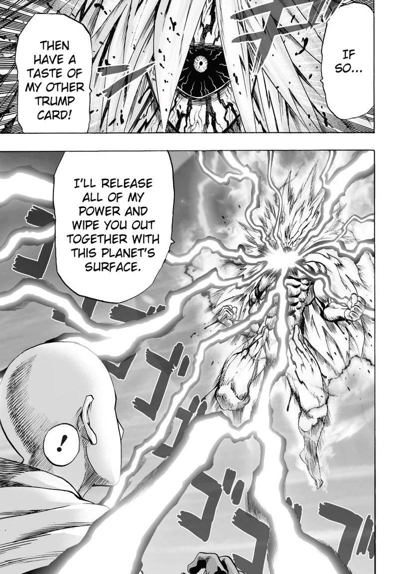 One Punch Man Manga Chapter 36 page 29 - The Power of Boros scene