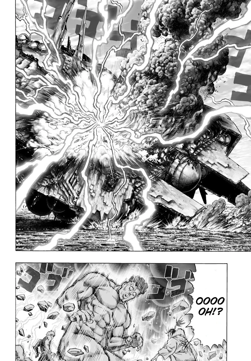 One Punch Man Manga Chapter 36 page 30 - The Power of Boros scene