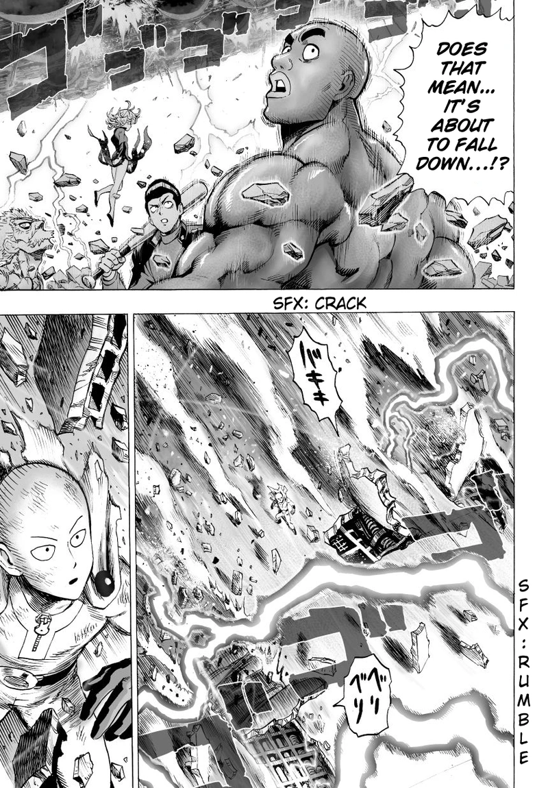 One Punch Man Manga Chapter 36 page 31 - The Power of Boros scene