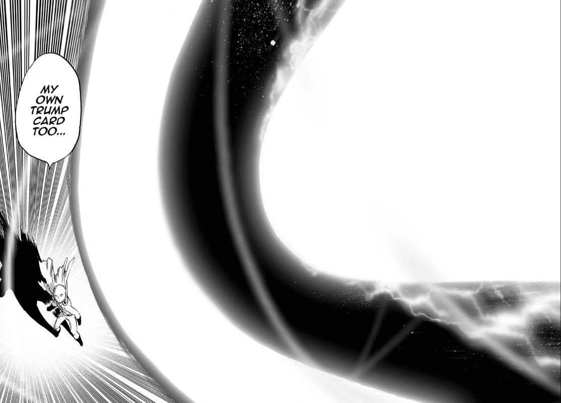 One Punch Man Manga Chapter 36 page 34 - The Power of Boros scene