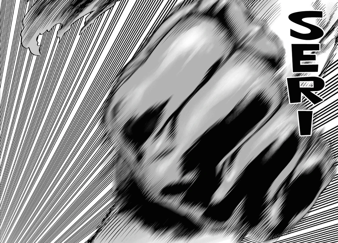 One Punch Man Manga Chapter 36 page 36 - The Power of Boros scene