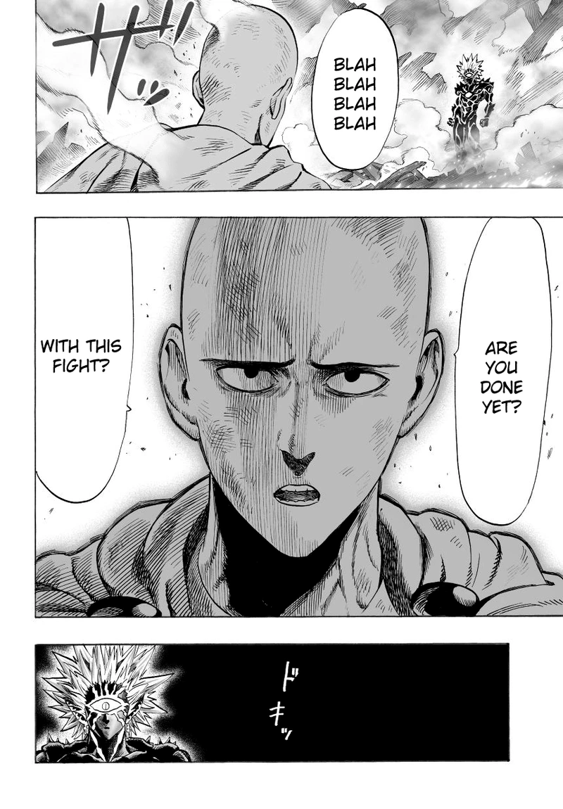 One Punch Man Manga Chapter 36 page 4 - The Power of Boros scene