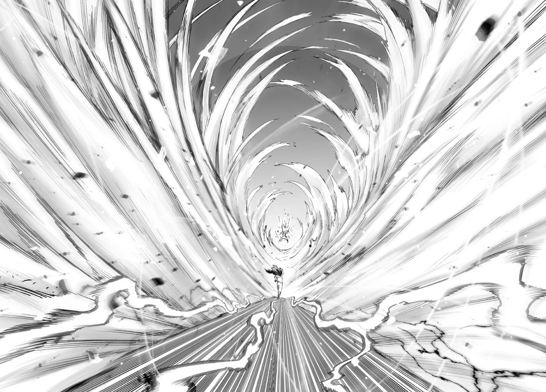 One Punch Man Manga Chapter 36 page 41 - The Power of Boros scene