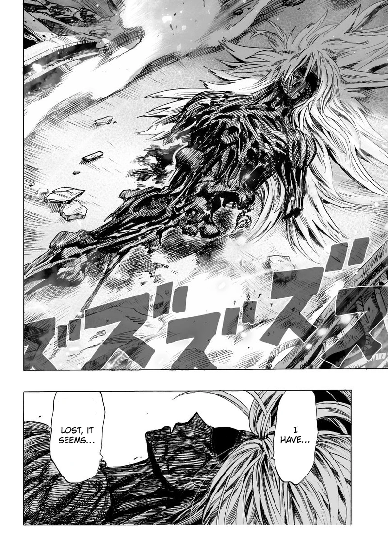 One Punch Man Manga Chapter 36 page 47 - The Power of Boros scene