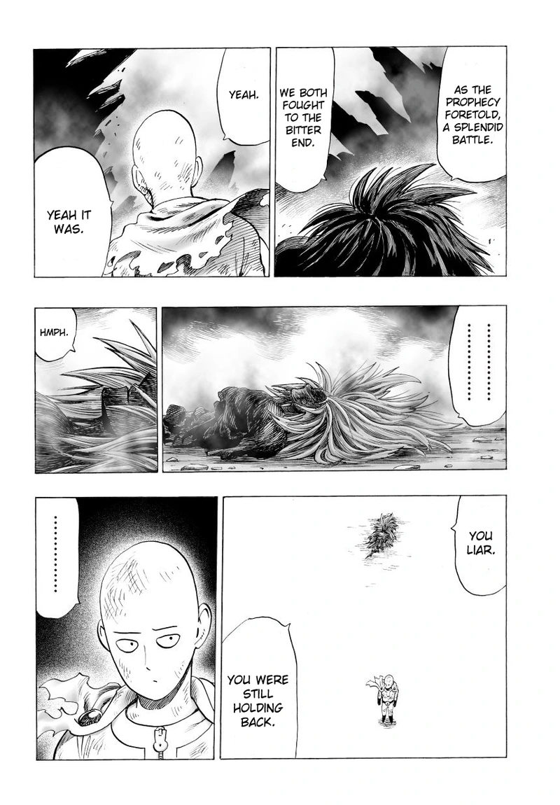 One Punch Man Manga Chapter 36 page 49 - The Power of Boros scene