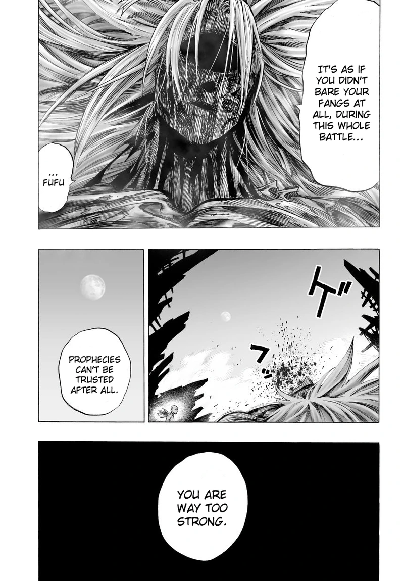 One Punch Man Manga Chapter 36 page 50 - The Power of Boros scene