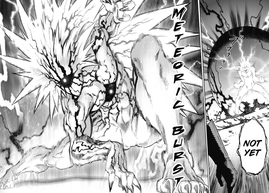 One Punch Man Manga Chapter 36 page 6 - The Power of Boros scene