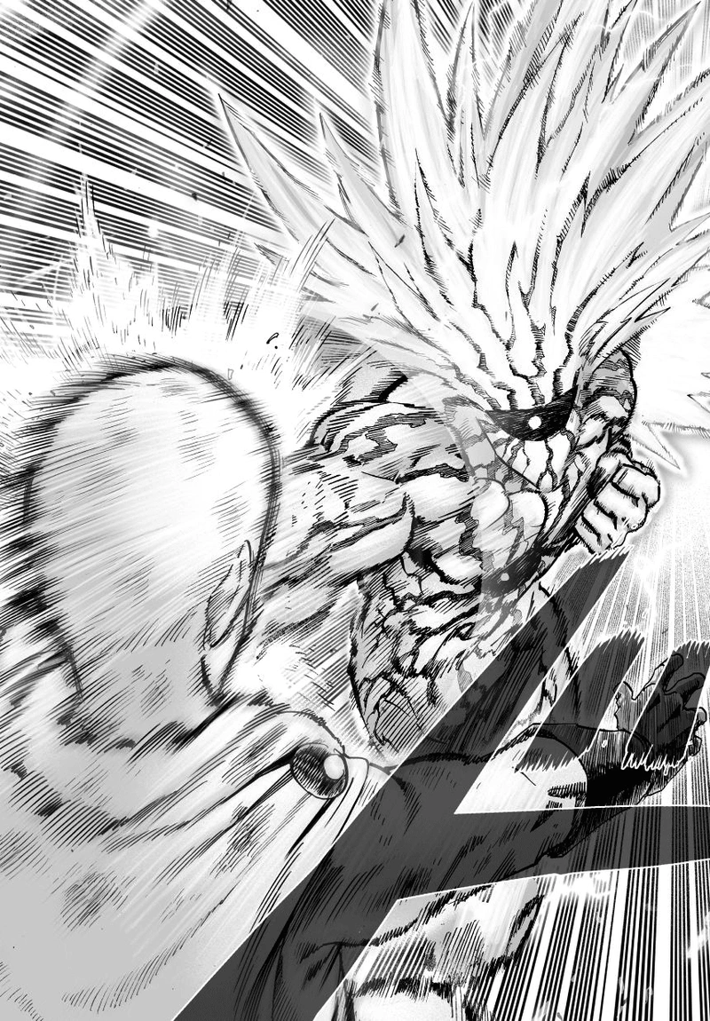 One Punch Man Manga Chapter 36 page 8 - The Power of Boros scene