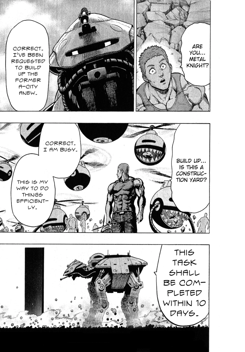 One Punch Man Manga Chapter 37.6 page 14 - Big Construction | Volume 7 Extras scene