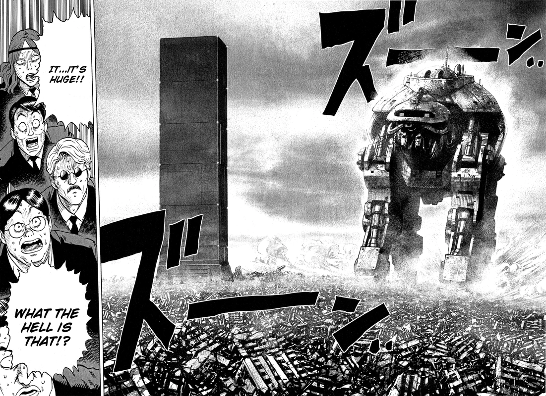 One Punch Man Manga Chapter 37.6 page 4 - Big Construction | Volume 7 Extras scene