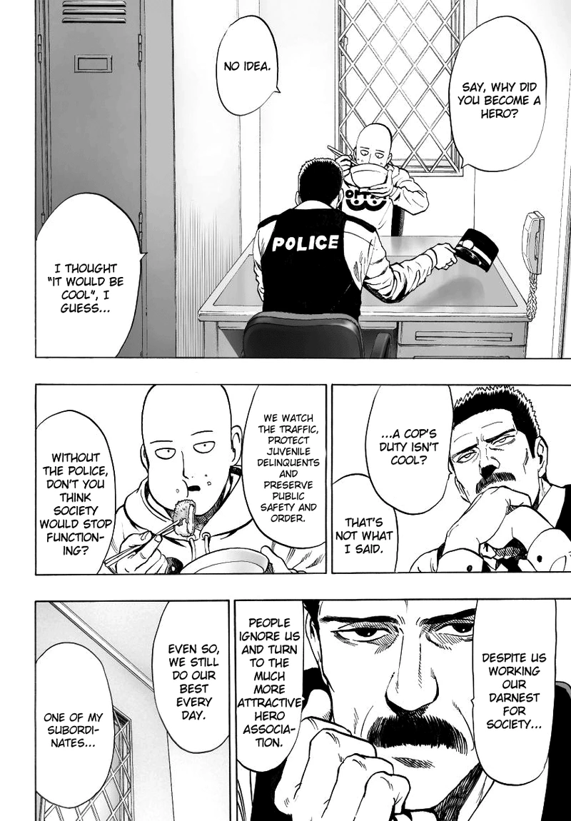 One Punch Man Manga Chapter 37.8 page 7 - Pork Cutlet Bowl | Volume 7 Extras scene
