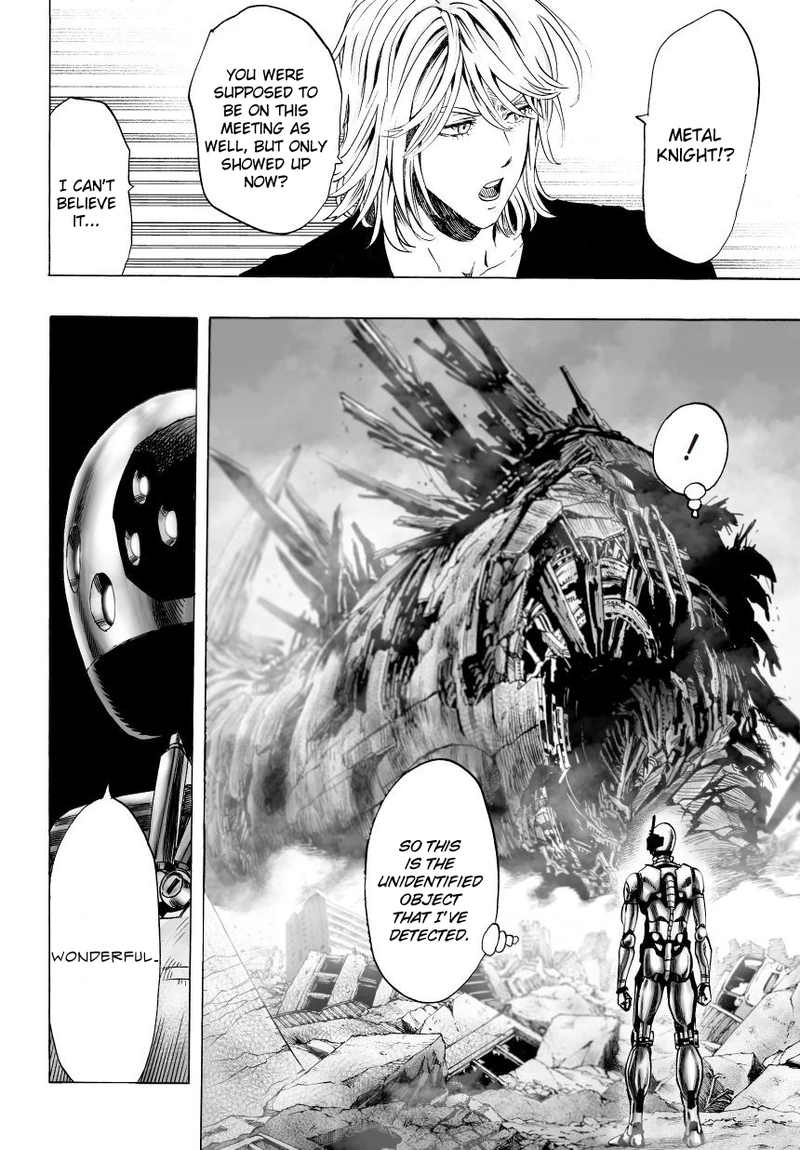 One Punch Man Manga Chapter 37 page 13 - Crash scene