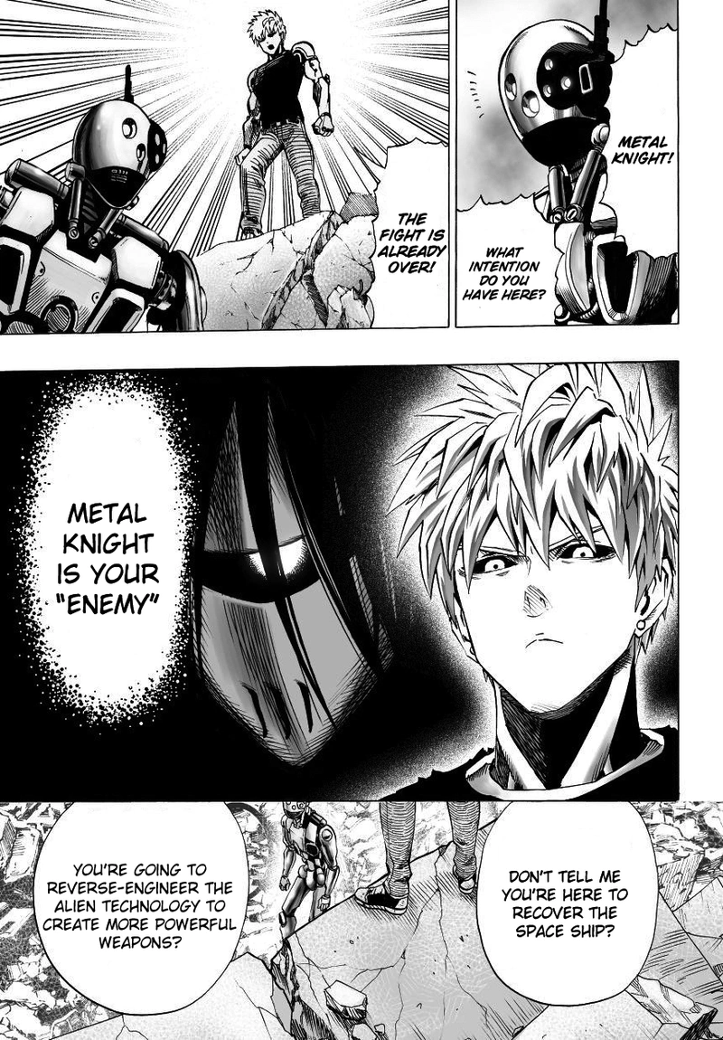 One Punch Man Manga Chapter 37 page 14 - Crash scene