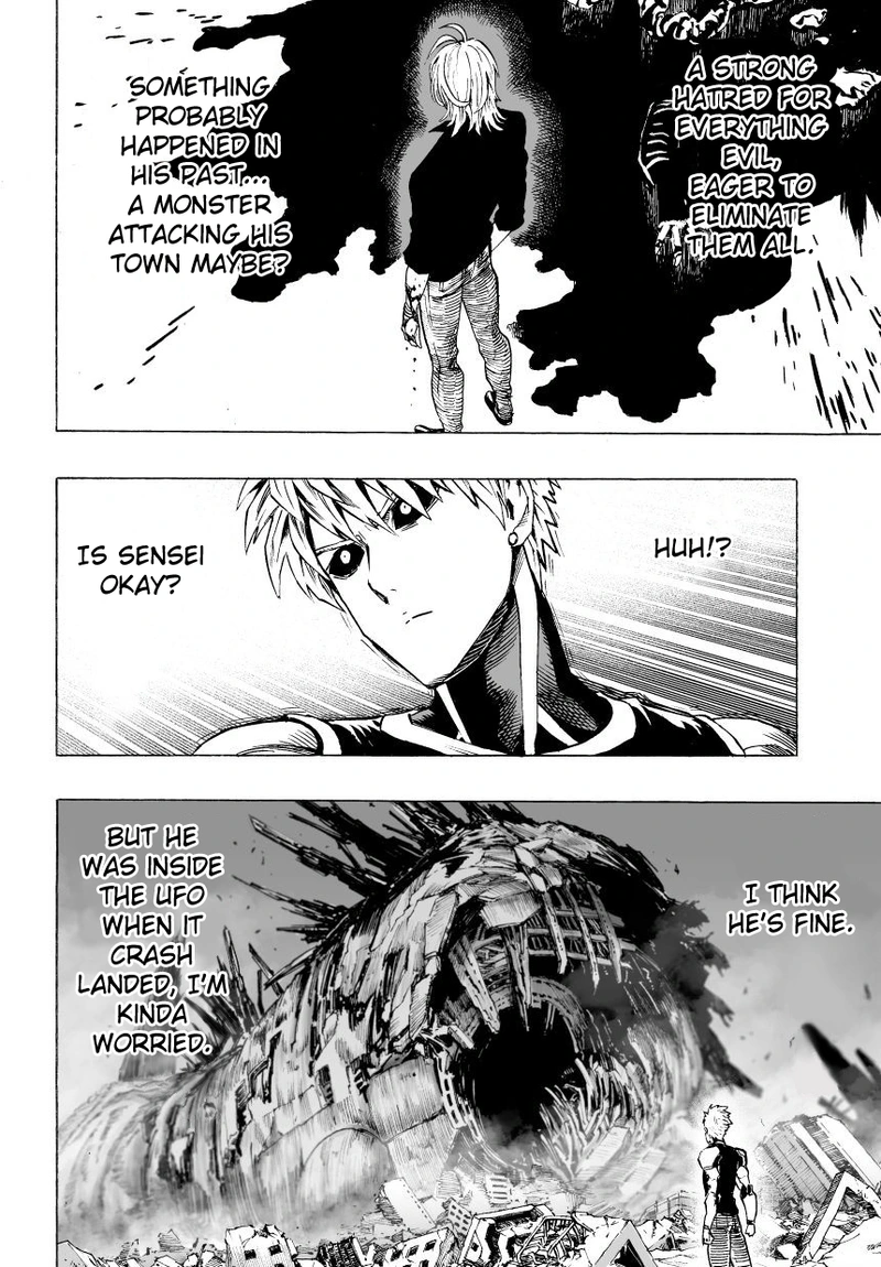 One Punch Man Manga Chapter 37 page 19 - Crash scene