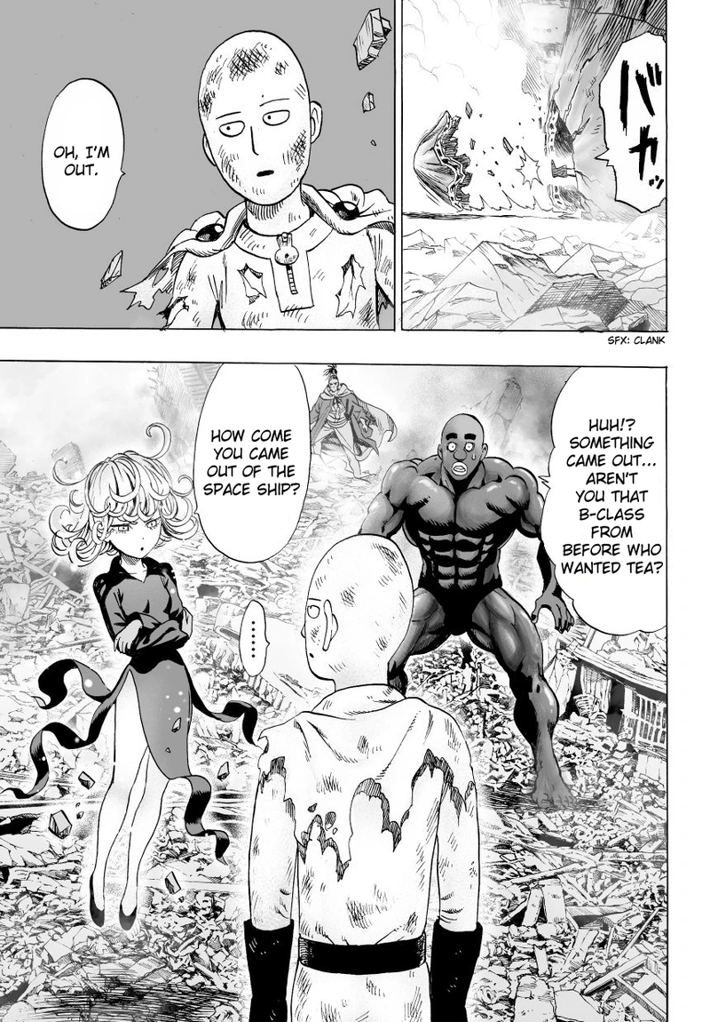 One Punch Man Manga Chapter 37 page 20 - Crash scene