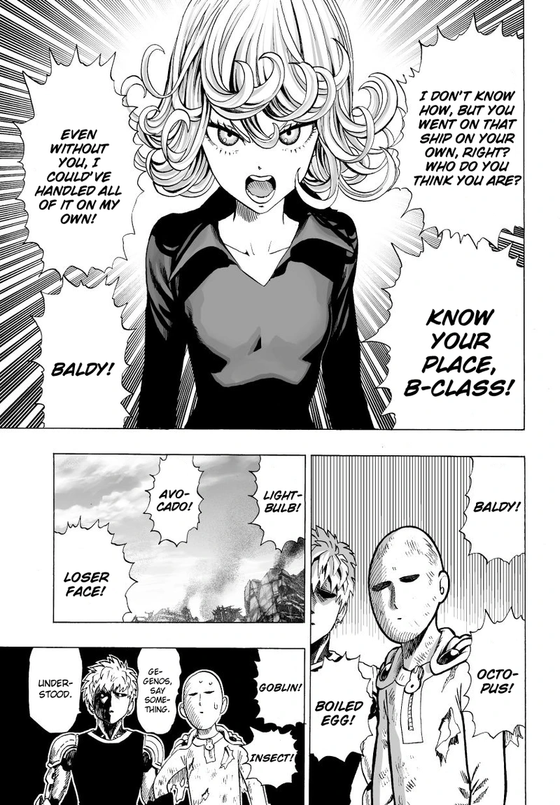 One Punch Man Manga Chapter 37 page 22 - Crash scene