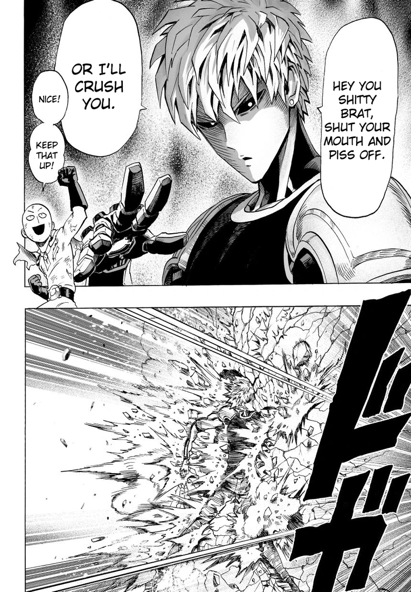 One Punch Man Manga Chapter 37 page 23 - Crash scene