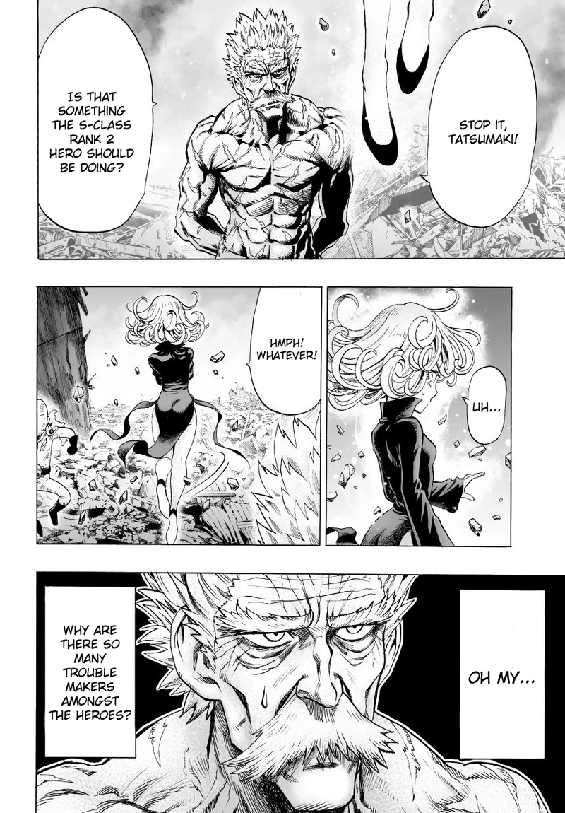 One Punch Man Manga Chapter 37 page 25 - Crash scene