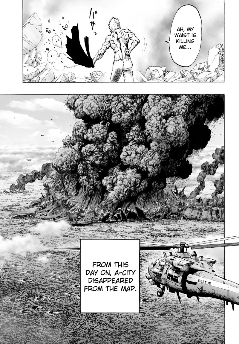 One Punch Man Manga Chapter 37 page 26 - Crash scene