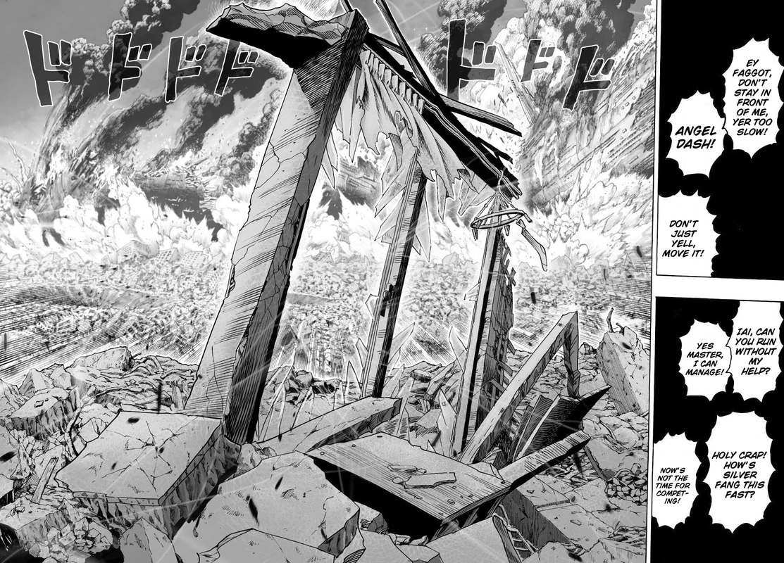 One Punch Man Manga Chapter 37 page 4 - Crash scene