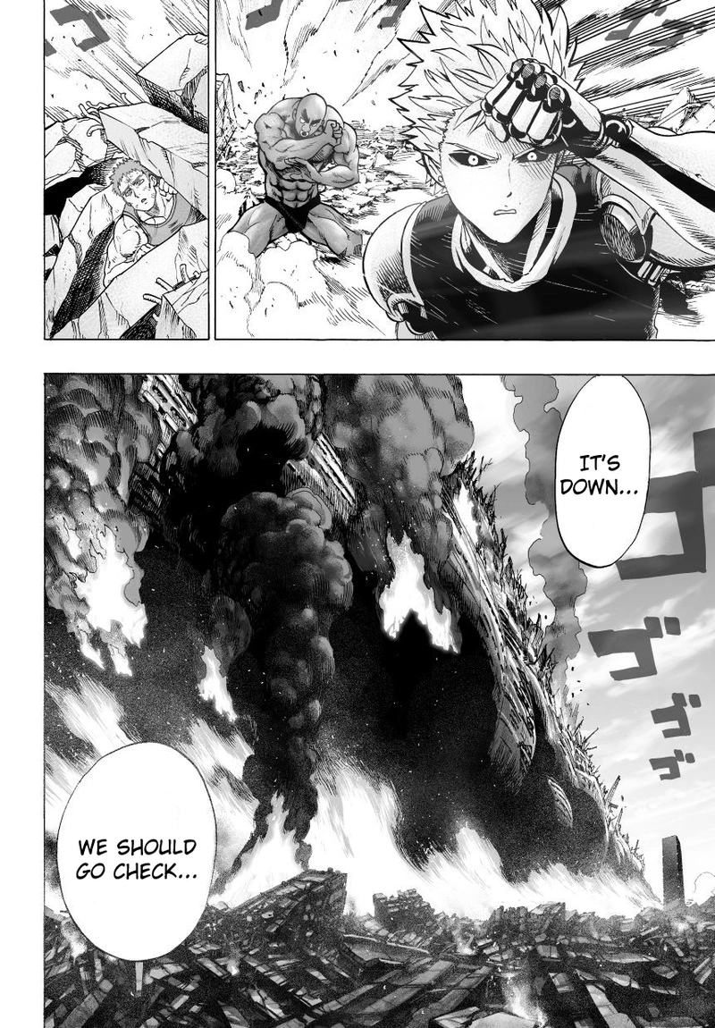 One Punch Man Manga Chapter 37 page 5 - Crash scene