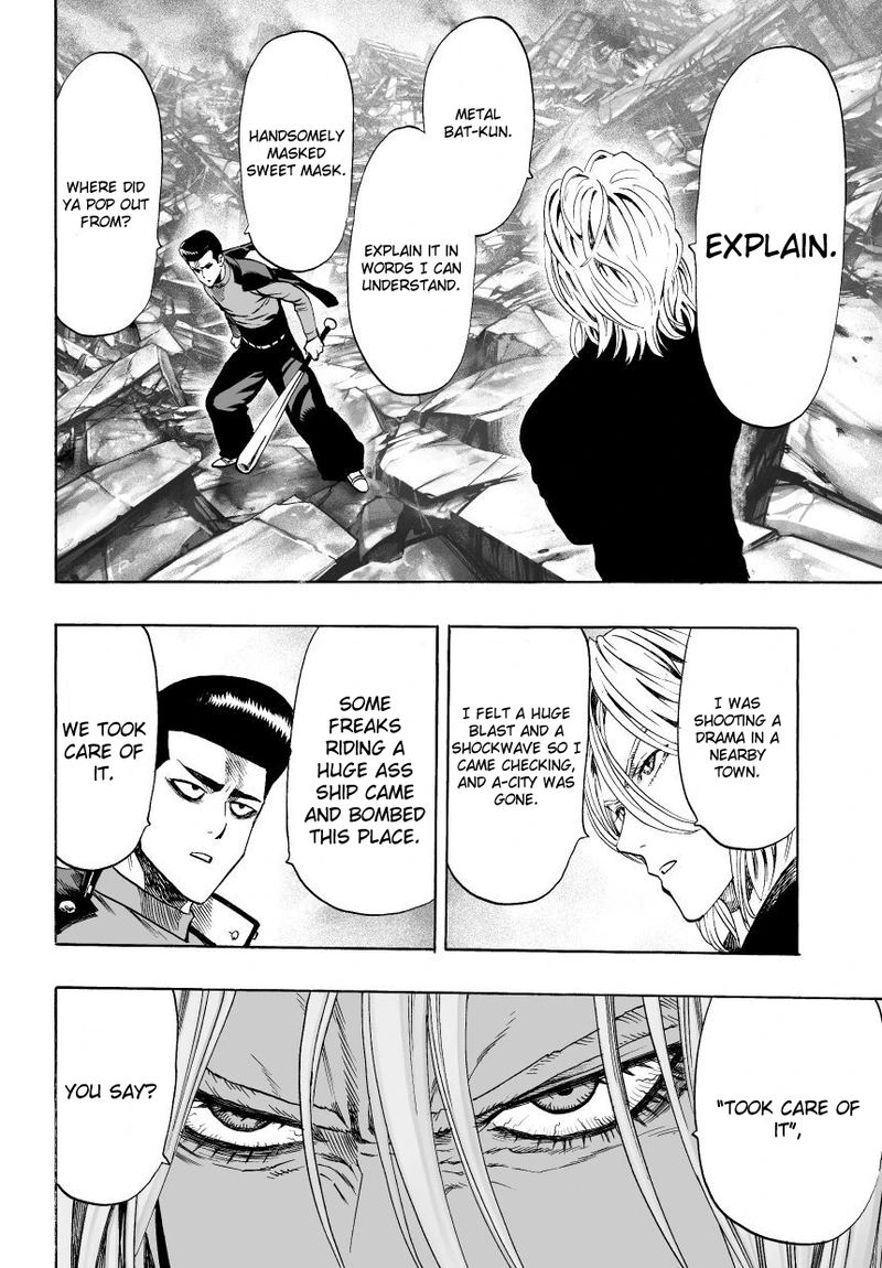 One Punch Man Manga Chapter 37 page 7 - Crash scene