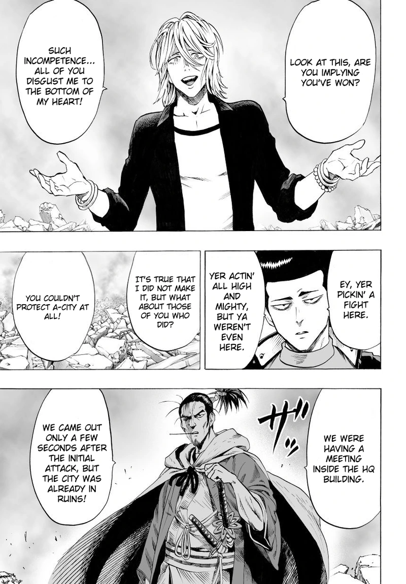 One Punch Man Manga Chapter 37 page 8 - Crash scene