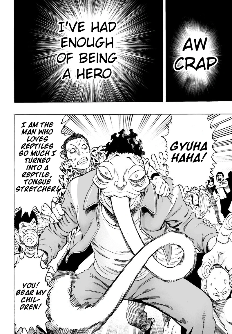 One Punch Man Manga Chapter 38 page 2 - King scene