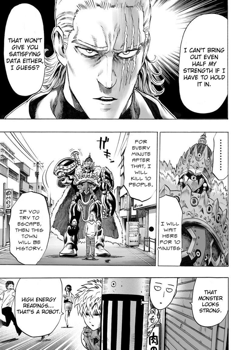 One Punch Man Manga Chapter 38 page 20 - King scene