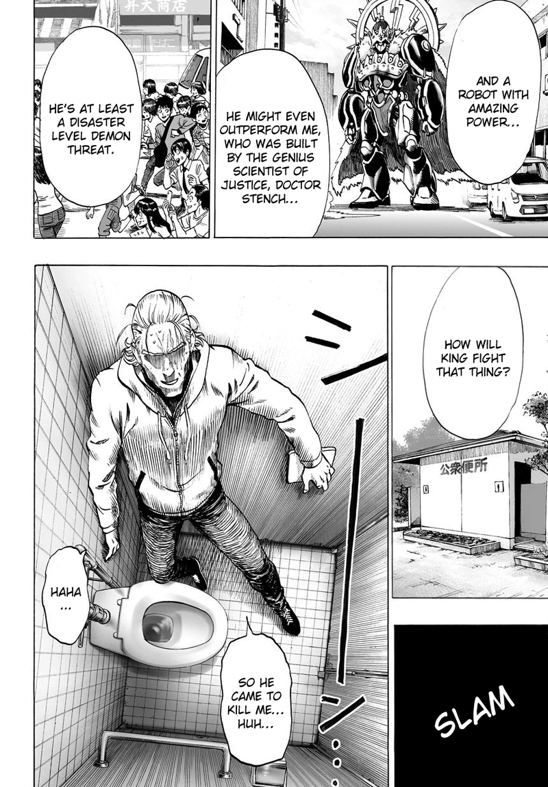 One Punch Man Manga Chapter 38 page 21 - King scene