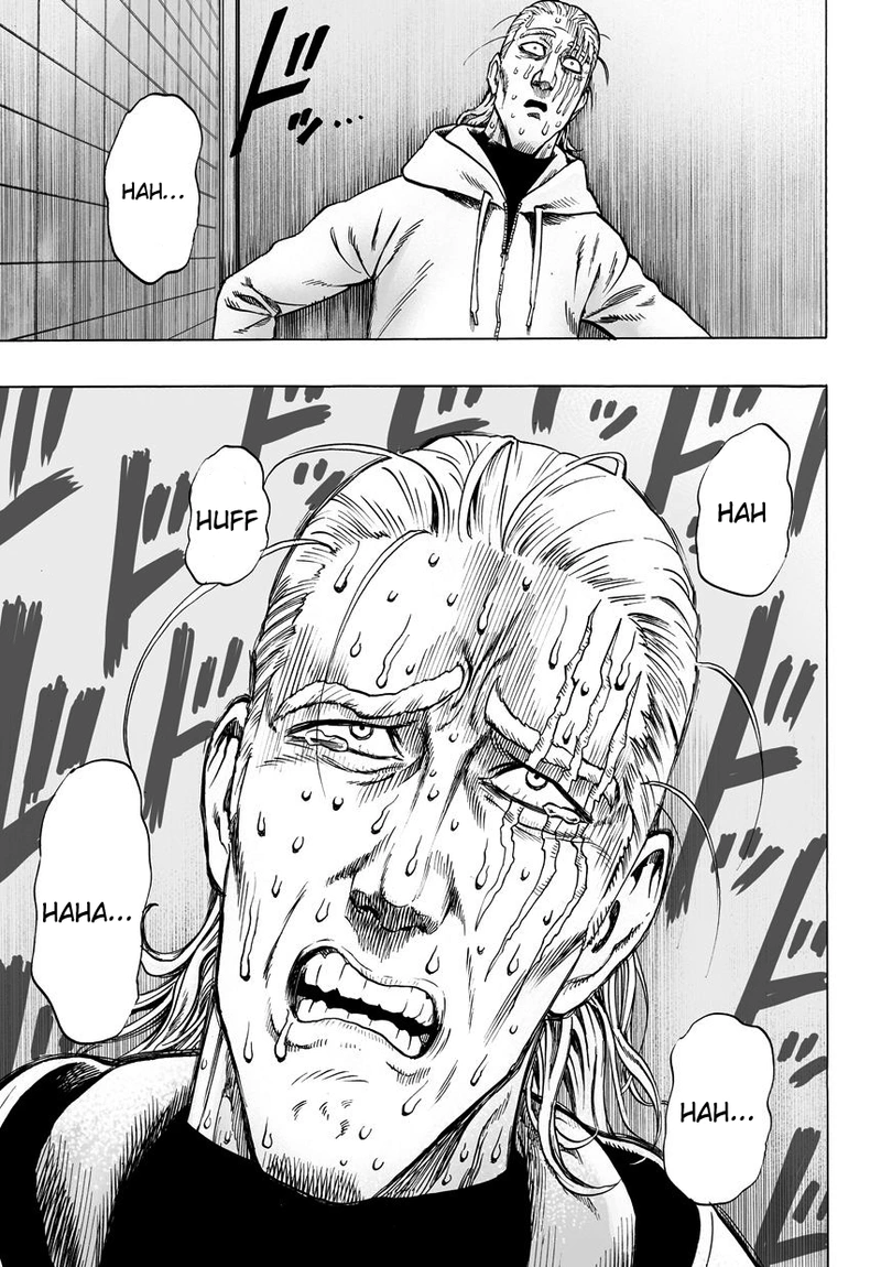 One Punch Man Manga Chapter 38 page 22 - King scene