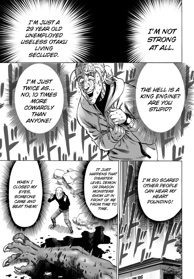 One Punch Man Manga Chapter 38 page 24 - King scene
