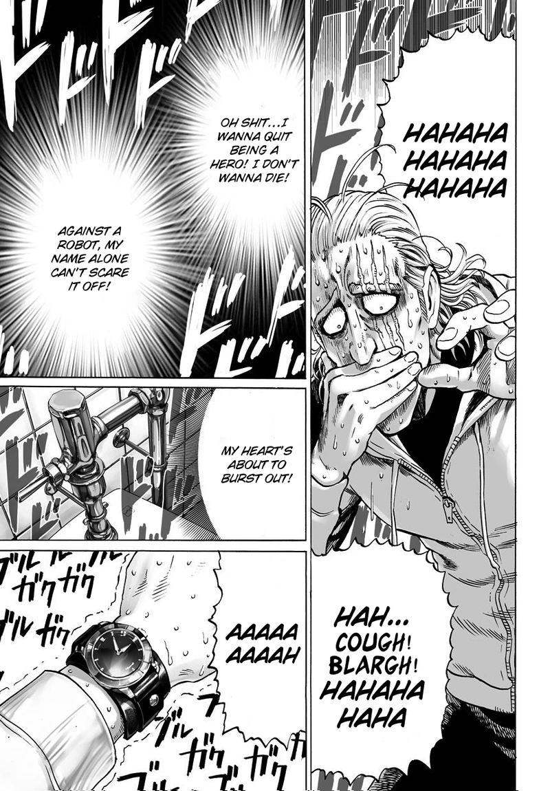 One Punch Man Manga Chapter 38 page 26 - King scene