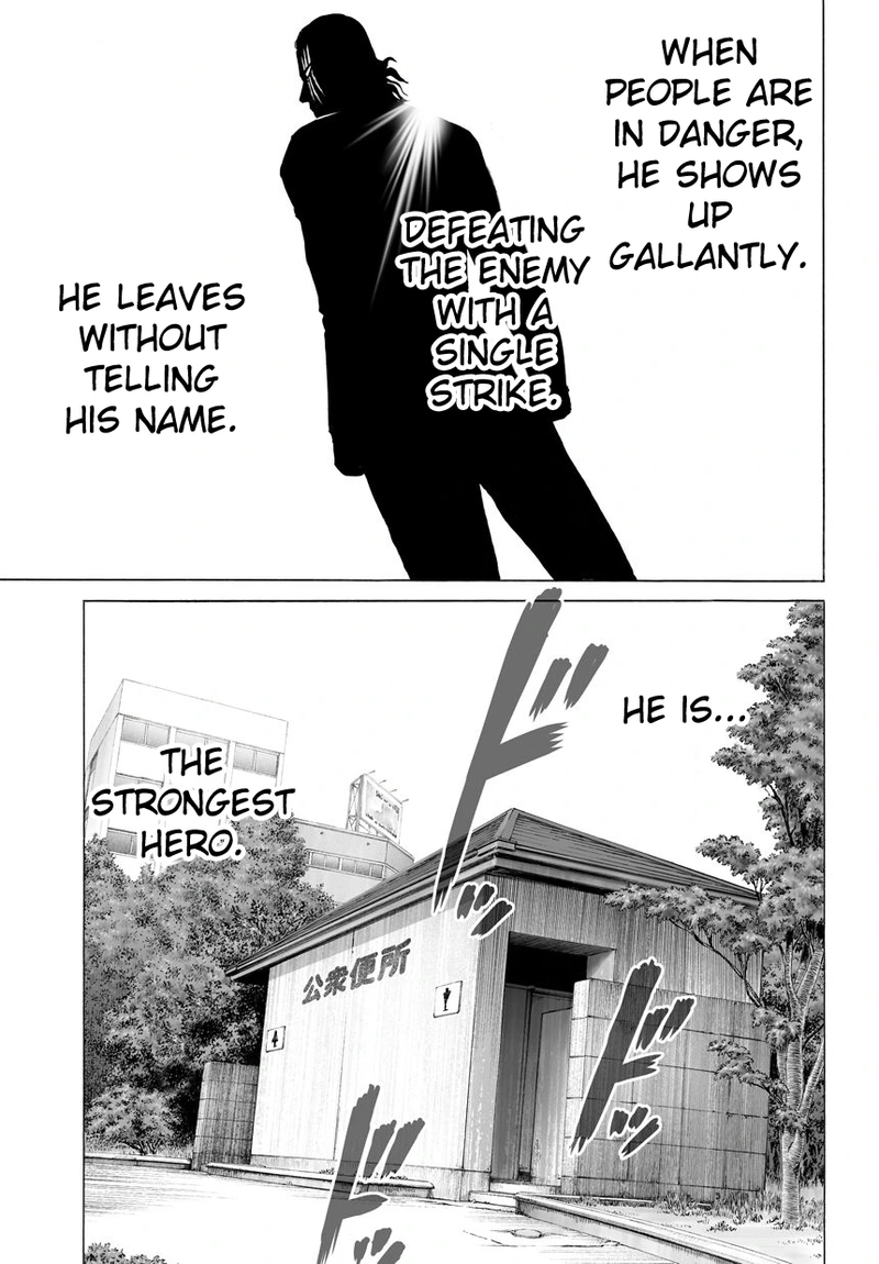 One Punch Man Manga Chapter 38 page 28 - King scene
