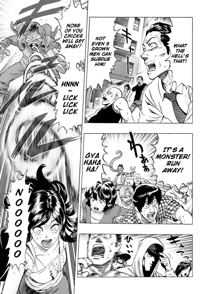 One Punch Man Manga Chapter 38 page 3 - King scene
