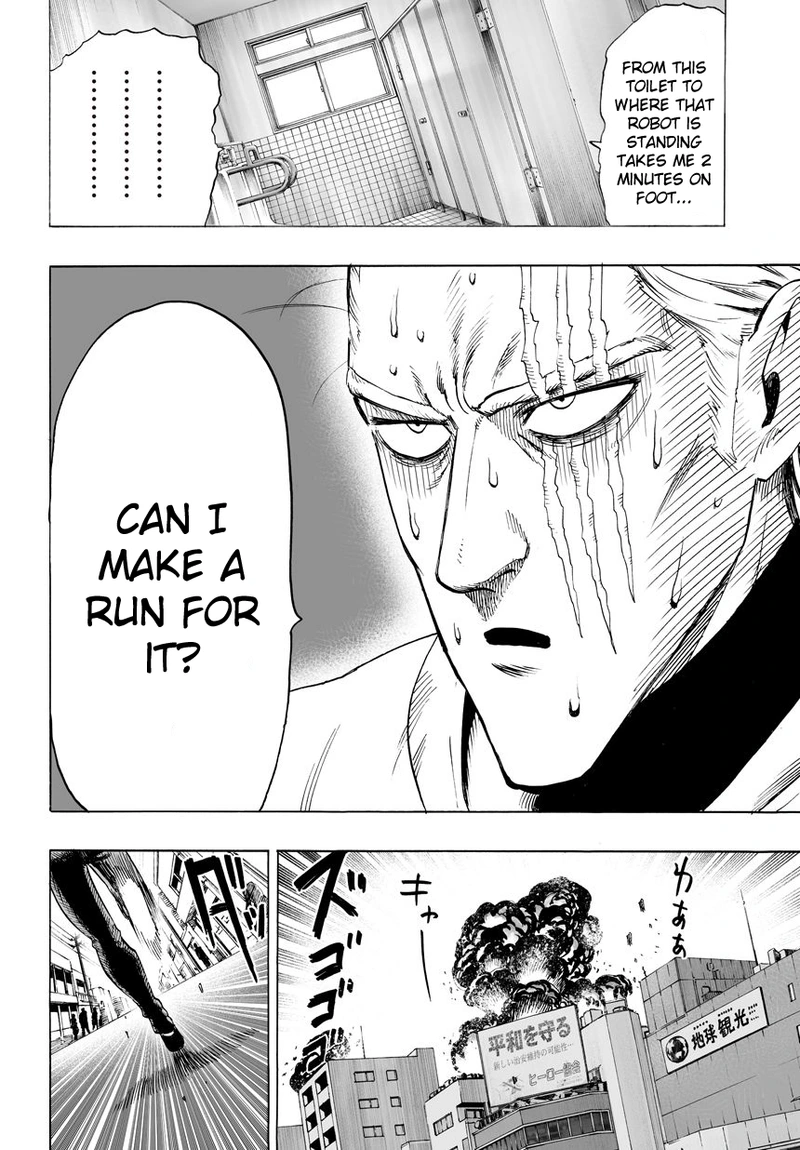 One Punch Man Manga Chapter 38 page 31 - King scene
