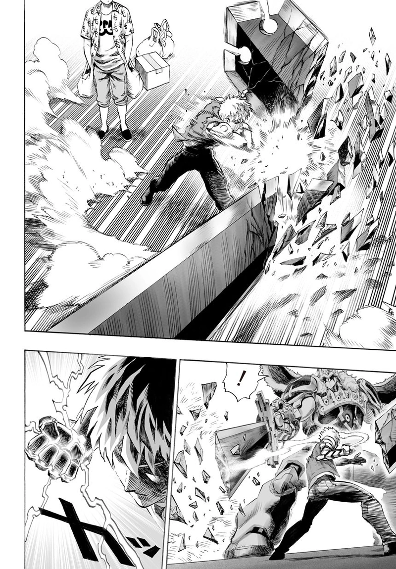 One Punch Man Manga Chapter 38 page 33 - King scene