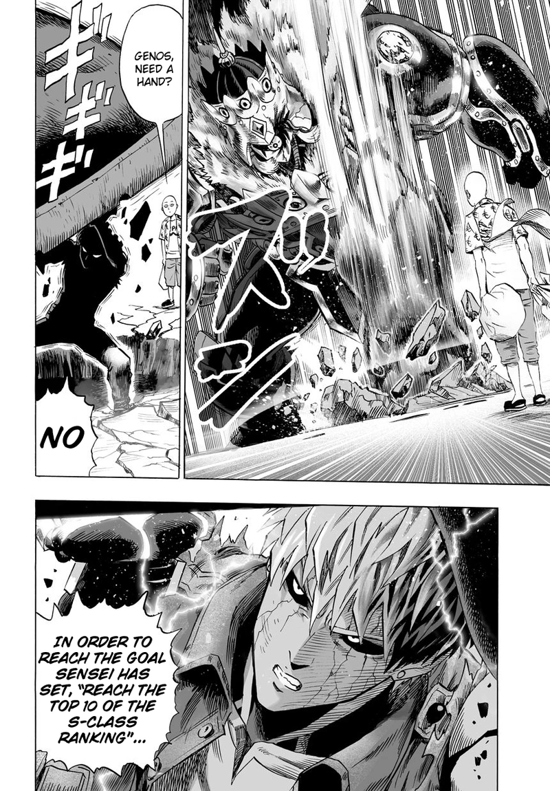 One Punch Man Manga Chapter 38 page 38 - King scene