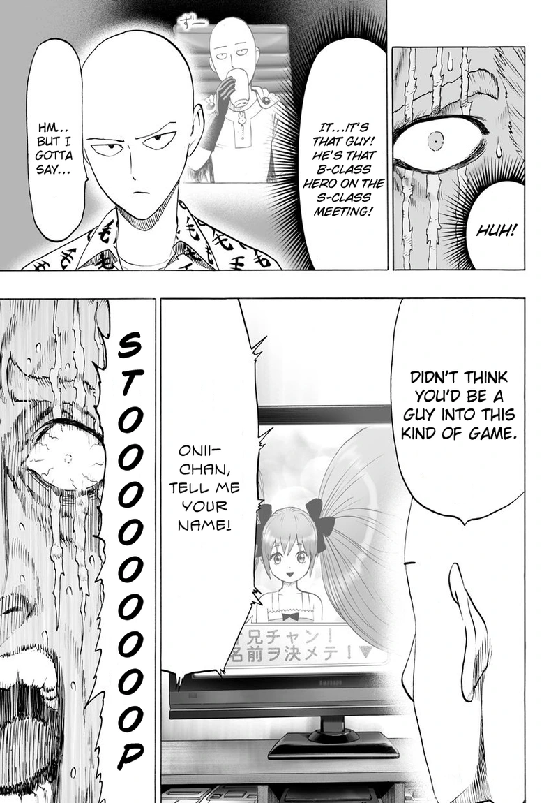 One Punch Man Manga Chapter 38 page 45 - King scene