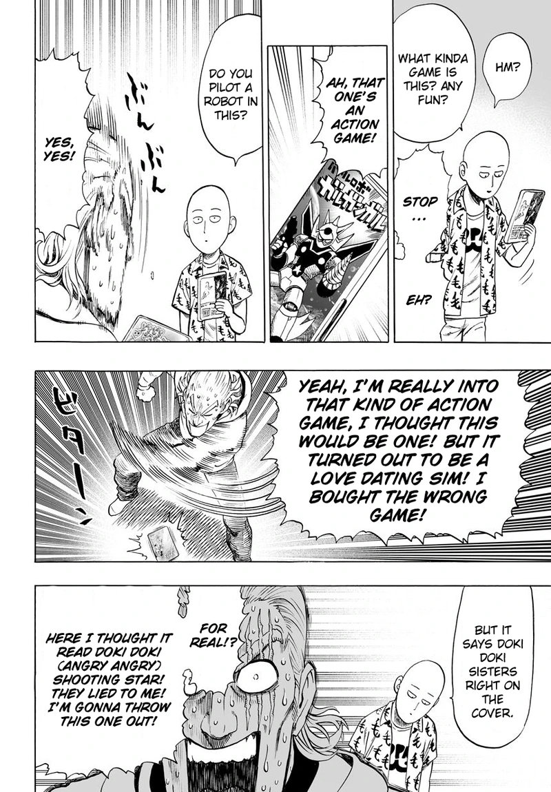 One Punch Man Manga Chapter 38 page 46 - King scene