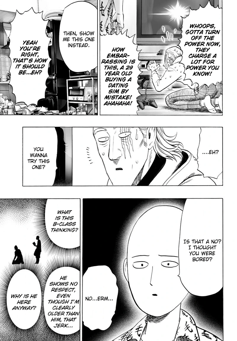 One Punch Man Manga Chapter 38 page 47 - King scene