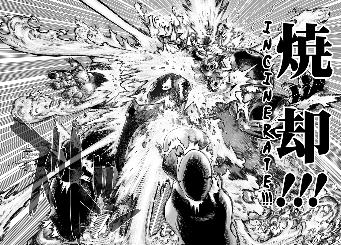 One Punch Man Manga Chapter 38 page 50 - King scene