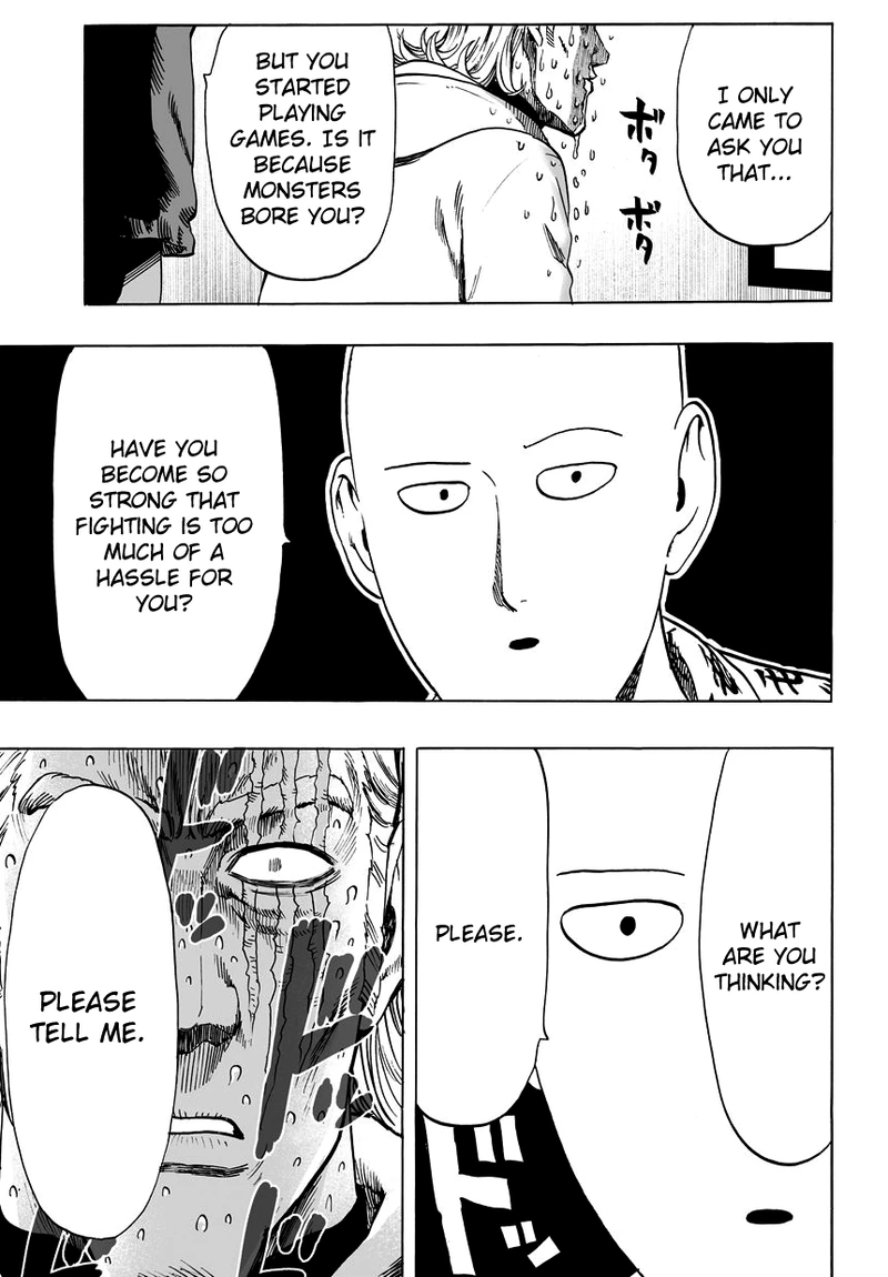 One Punch Man Manga Chapter 38 page 59 - King scene